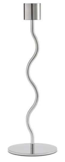 Cooee Design Curved Lysestake i Rustfritt Stål 23 cm Cooee Design Curved Lysestake i Rustfritt Stål 23 cm