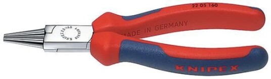 Knipex Rundtång 2205160 160mm, Kromad