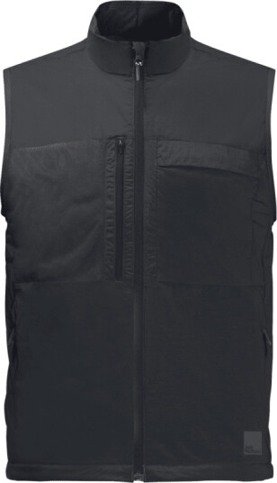 Jack Wolfskin Men's Bike Commute Insulated Vest S , Phantom Jack Wolfskin Men's Bike Commute Insulated Vest S , Phantom