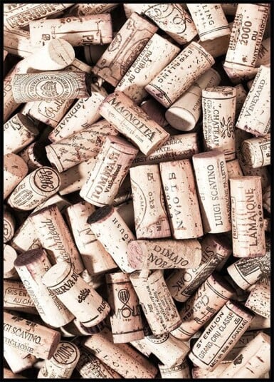 Wine Corks Collection Plakat Plakat / 30x40cm