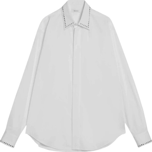 Alexander McQueen Herre Skjorter Hvit M,