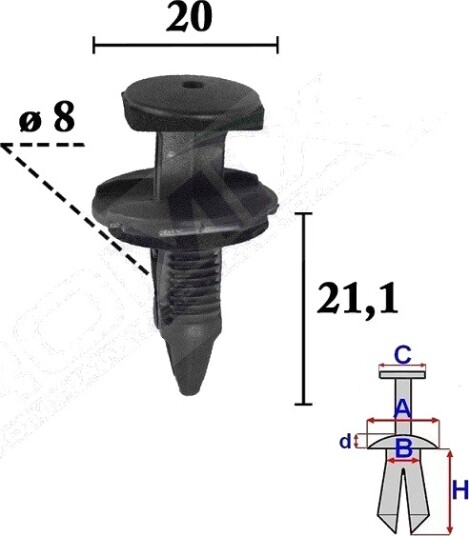 Clip ROMIX C70569