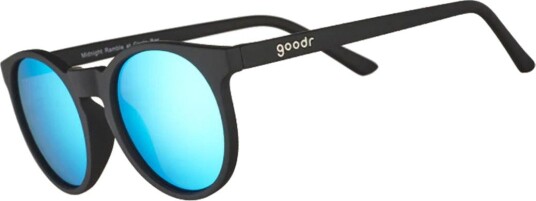 Goodr Sunglasses Midnight Ramble At Circle Bar Black OneSize