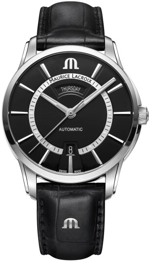 Maurice Lacroix Herreklokke PT6358 SS001 332 2 Pontos Grå/Lær
