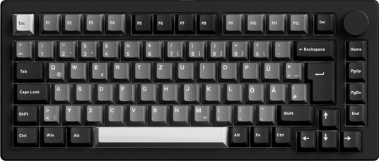Monsgeek M1 V5 Via Trådløst Tastatur Black & Silver Akko Rosewood Monsgeek M1 V5 Via Trådløst Tastatur Black & Silver Akko Rosewood