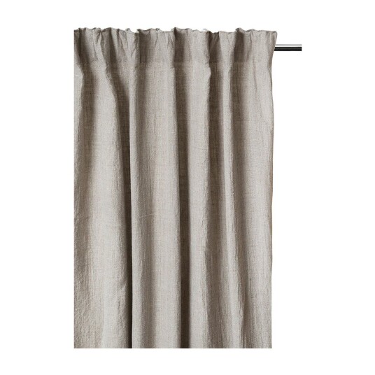 Himla Sunshine gardin med rynkebånd 140 x 250 cm Natural