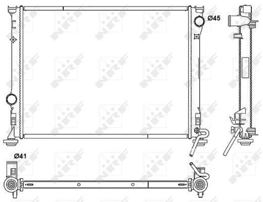 Radiator NRF 53042 Radiator NRF 53042