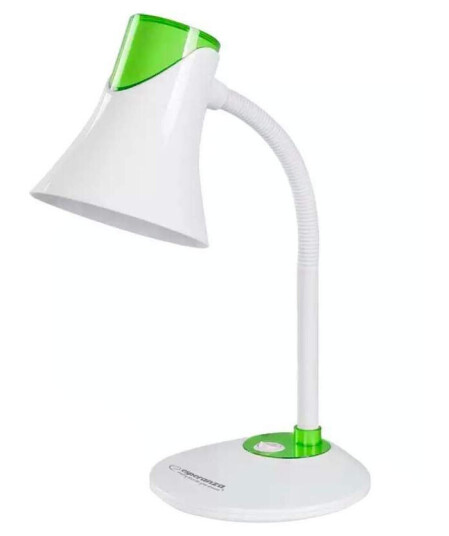 Esperanza - Lampe med fleksibel arm - Hvit/grønn Esperanza - Lampe med fleksibel arm - Hvit/grønn