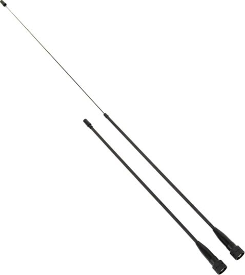 ProEquip Telescopic Antenna For 155 MHz With Icom J-Connector OneSize Black
