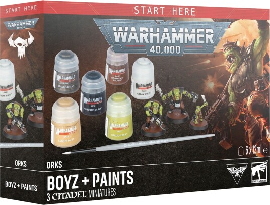 Games Warhammer 40K Orks + Paint