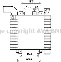 Intercooler PRASCO HY4359 Intercooler PRASCO HY4359