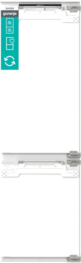 Gorenje Integrert Kombiskap NRKI517E82WF No-Frost Hvit Energiklasse E Gorenje Integrert Kombiskap NRKI517E82WF No-Frost Hvit Energiklasse E