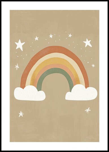 Soft Rainbow Plakat Plakat / 50x70cm