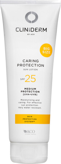 Cliniderm Solkrem SPF 25 - Fuktighetsgivende Lotion 250 ml