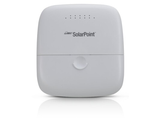 Ubiquiti Sunmax Solarpoint, Enkeltbånd (2.4 Ghz), Ethernet/Bredbåndsforbindelse, Hvit