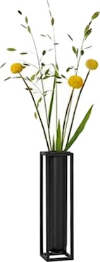 Kubus Vase Flora Svart Kubus Vase Flora Svart