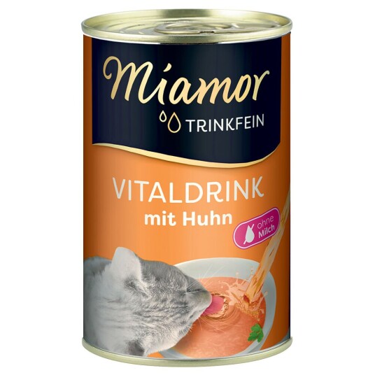 Miamor Trinkfein Vitaldrikk 6 X 135 ml Kylling