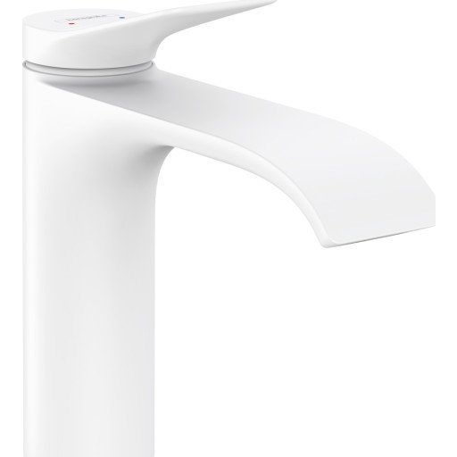 Hansgrohe Vivenis Servantbatteri 110 Uten Bunnventil, Coolstart, Hvit Matt Hansgrohe Vivenis Servantbatteri 110 Uten Bunnventil, Coolstart, Hvit Matt