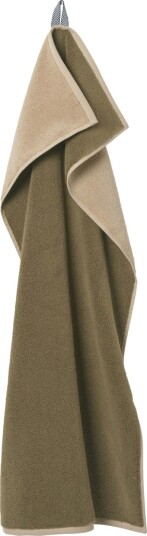 Ekko Hand Towel   Cashmere/Off white Badehåndkle 50x100 cm Oliven Cashmere