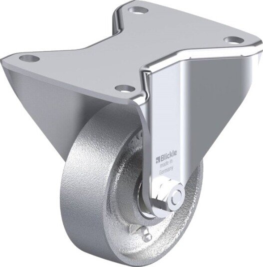 Blickle 754043 Bh-G 100K-3 Fast Hjul Hjuldiameter 100 Mm Bæreevne (Maks.) 400 Kg (1 Stk.)