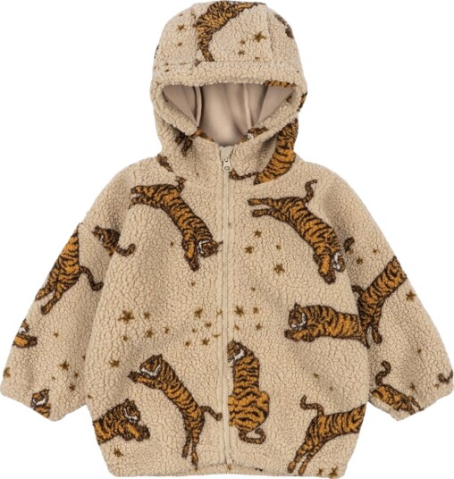 Konges Sløjd Fleecejakke Jody Tiger Konges Sløjd 7 8 år (122 128) Fleecejakke Beige Brun