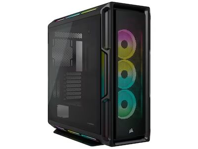 Corsair iCUE 5000T RGB Midi Tower Kabinett med Herdet Glass - Sort