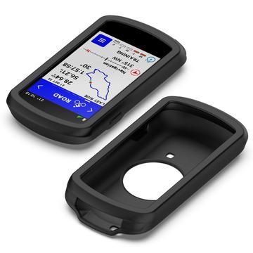 Garmin Edge 1040 ripebestandig, mykt silikonetui og beskyttelsesdeksel til sykkel-GPS svart