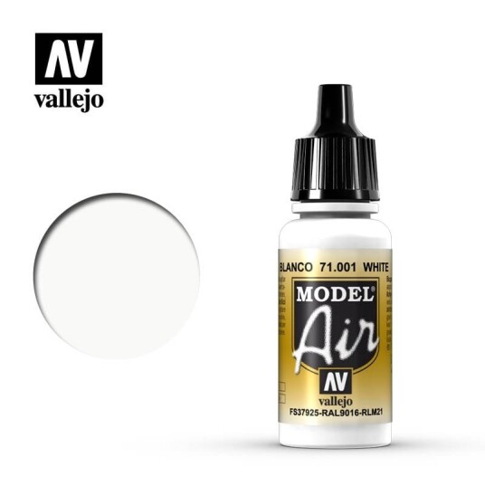Vallejo Model Air White 17ml (71.001)