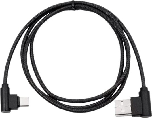 Qoltec Usb-Kabel Usb-C Hann Vinklet Til Usb Hann Vinklet Usb 2.0 1 M Svart
