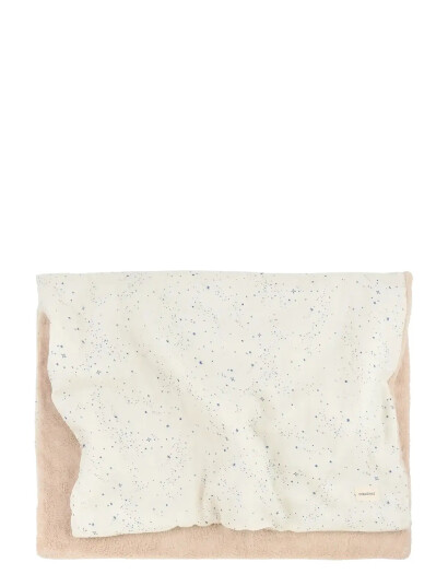 NOBODINOZ Winter Blanket In Washed Double Muslin Wabi-Sabi - Cream - ONE SIZE
