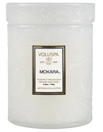 Voluspa Japonica duftlys i glassboks 50 timmar Mokara