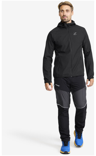 Revolutionrace Jakker Vindjakker Distance Pro Wind Jacket Herre Black M