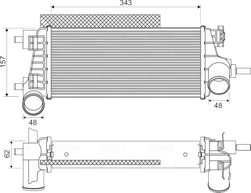 Intercooler VALEO 818667