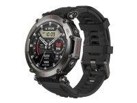 Amazfit T-Rex Ultra - Ja smartklokke med stropp - silikon - håndleddstørrelse: 140-205 mm - display 1.39 - Wi-Fi, Bluetooth - 89 g - avgrunnssvart Amazfit T-Rex Ultra - Ja smartklokke med stropp - silikon - håndleddstørrelse: 140-205 mm - display 1.39 - Wi-Fi, Bluetooth - 89 g - avgrunnssvart
