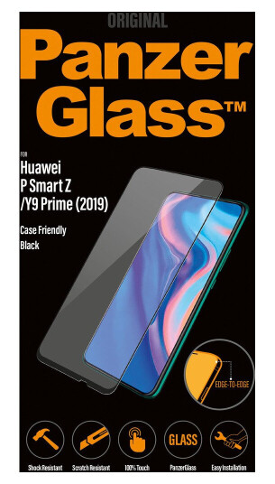PANZERGLASS SCREEN PROTECTOR CASE FRIENDLY P SMART Z/Y9 PRIME 2019 SKJERMBESKYTTER, SVART