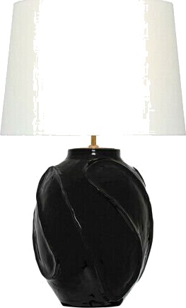 Idalia 28" Sculpted Table Lamp White