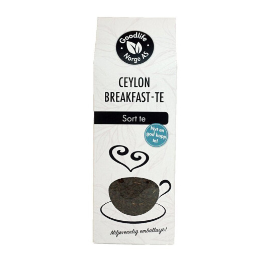 Goodlife ceylon breakfast te løsvekt 80 g Goodlife ceylon breakfast te løsvekt 80 g