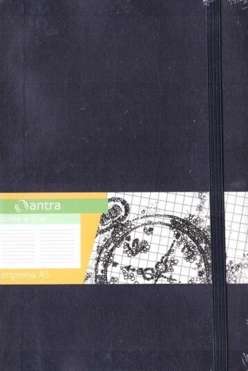 Antra Notatbok A5 Linje Impresja Mørkeblå