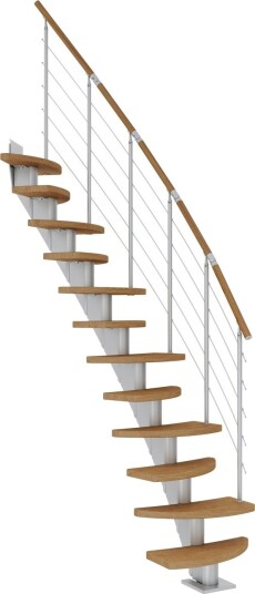 Plassbesparende Trapp Dolle Berlin Eik Oljet Shape6
