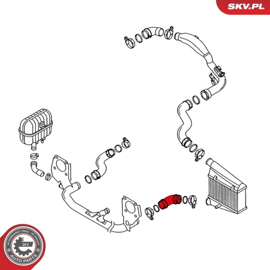 ESEN SKV 24SKV116 Ladeluftslange