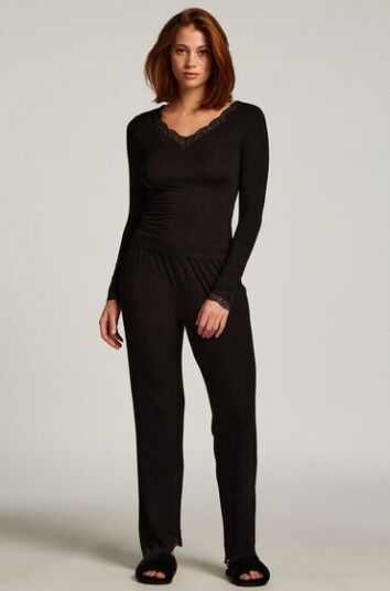 Hunkemoller Pyjamasett Svart 2XL