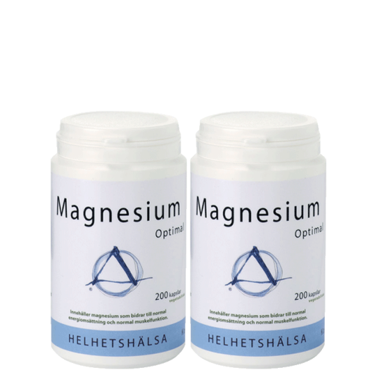 2 x Magnesium Optimal 200 kapsler 2 x Magnesium Optimal 200 kapsler