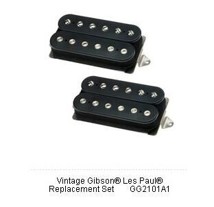 Dimarzio Gg2101a1bk Pre-Wired Set Les Paul Vintage