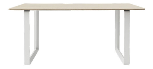Muuto 70/70 spisebord 170 x 85 cm Oak veneer-Plywood-White