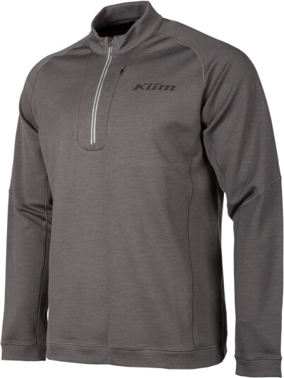 Klim Teton Merino 1/4 Zip Funksjonell skjorte S Grå Klim Teton Merino 1/4 Zip Funksjonell skjorte S Grå