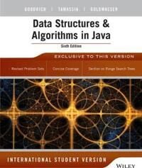 Data Structures & Algorithms In Java 6e International Student Version Av Mt Goodrich