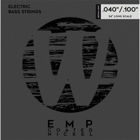 Warwick Emp Coated Bass String Set (040-100) N-Plated 4-Str, Medium Light