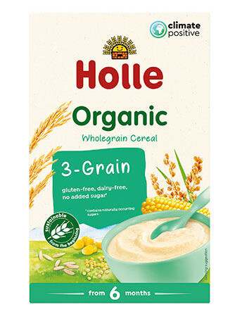 Holle 3-kornsgrøt 250gram