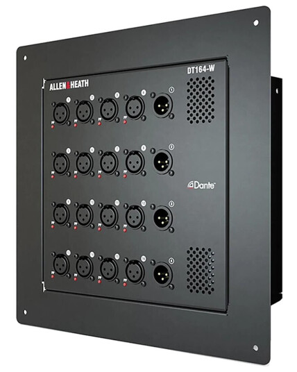 Allen & Heath A&h; Dt164 W Wall Mount/floor Dante I/o Expander: 16 Mic/line