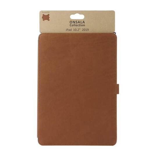 Onsala iPad 10,2" foliodeksel i skinn Brun Onsala iPad 10,2" foliodeksel i skinn Brun